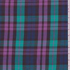 Plaid Shirting Fabric